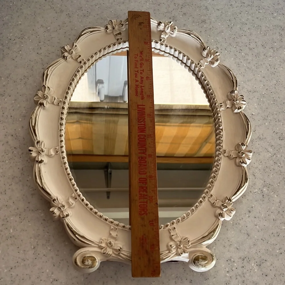 Vintage 40s SYROCO Easel Mirror~Shabby Chic~Cottage Core~MCM